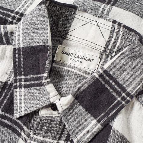 saint laurent flannels.